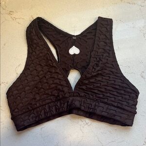 Booty by Brabants Dark Textured Sports Bra